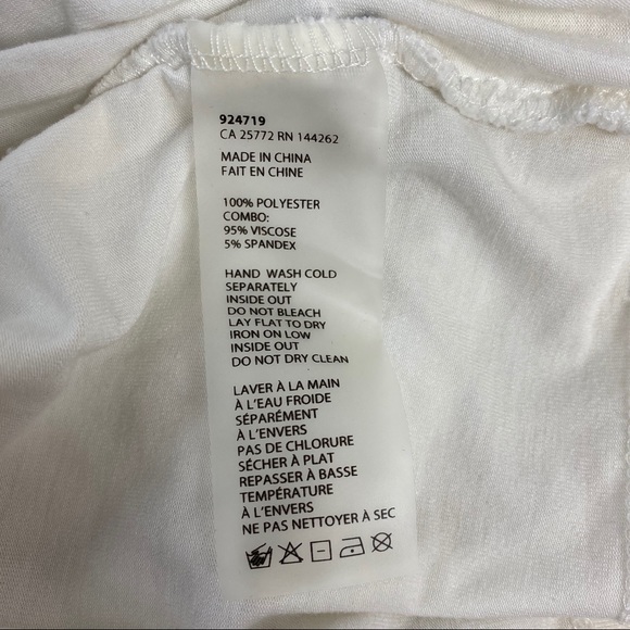 FYLO white black crochet tank top medium - Picture 8 of 8